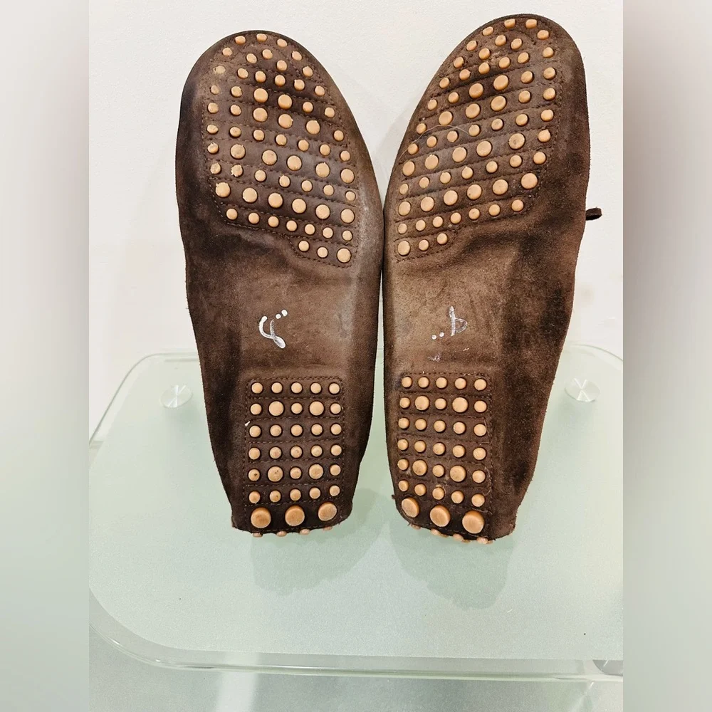 Koio Maranello in Brown ‎ Suede Shoes loafers Mens Size 10 M
